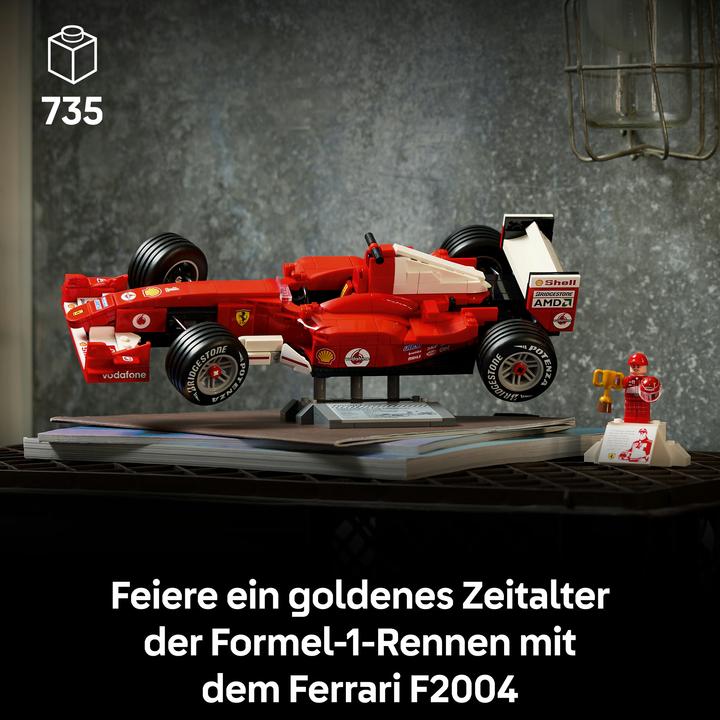 Immagine prodotto LEGO Ferrari F2004 e Michael Schumacher (11375, LEGO Icons)