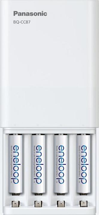 Actual product image Panasonic eneloop Smart Plus USB Travel Charger BQ-CC87 (5 pcs., AA, 2000 mAh, Battery + charger)