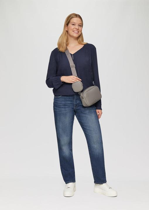 Image du produit S.Oliver Bluse Strukturierte Bluse aus Viskosemix mit Smok Detail (46)