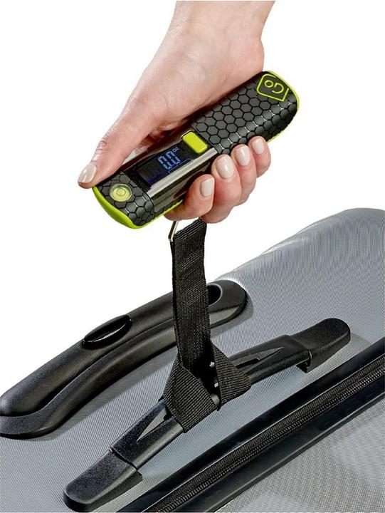 Actual product image Go Travel Elektro + Elektronikgeräte Kofferwaage 12 cm mit Massband und Wasserwaage (Luggage scale)