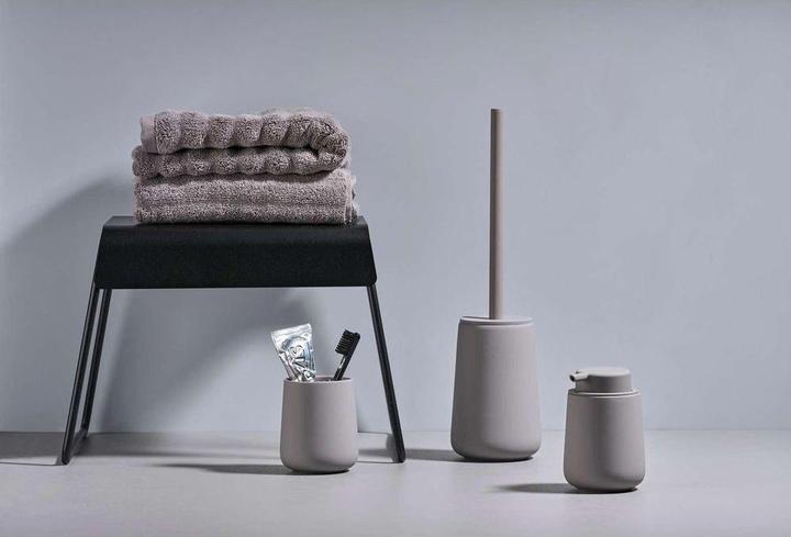 Actual product image Zone Denmark Zone toothbrush cup Nova One silver grey (11.5 x 10 x 10 cm)