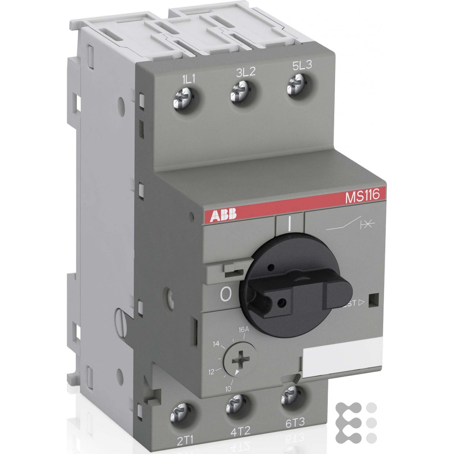 ABB, Schutzschalter, Motorschutzschalter MS116 - 16,0