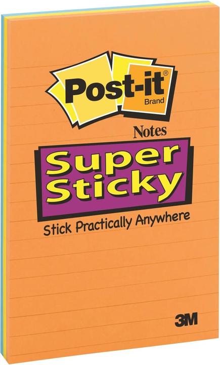 Actual product image Post-it Super Sticky Notes (102 x 152 mm)