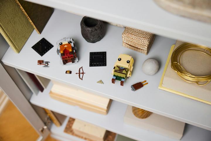 Immagine prodotto LEGO Il Signore degli Anelli Legolas e Gimli (40751, LEGO Brickheadz)