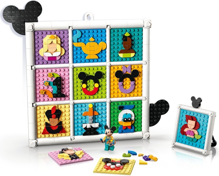 Actual product image LEGO 100 years of Disney cartoon icons (43221, LEGO Disney)