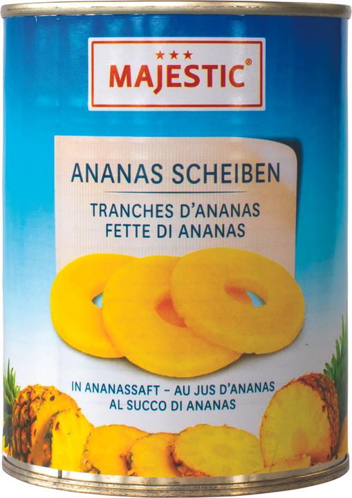 Produktbild Majestic Ananas 10 Scheiben - Saft