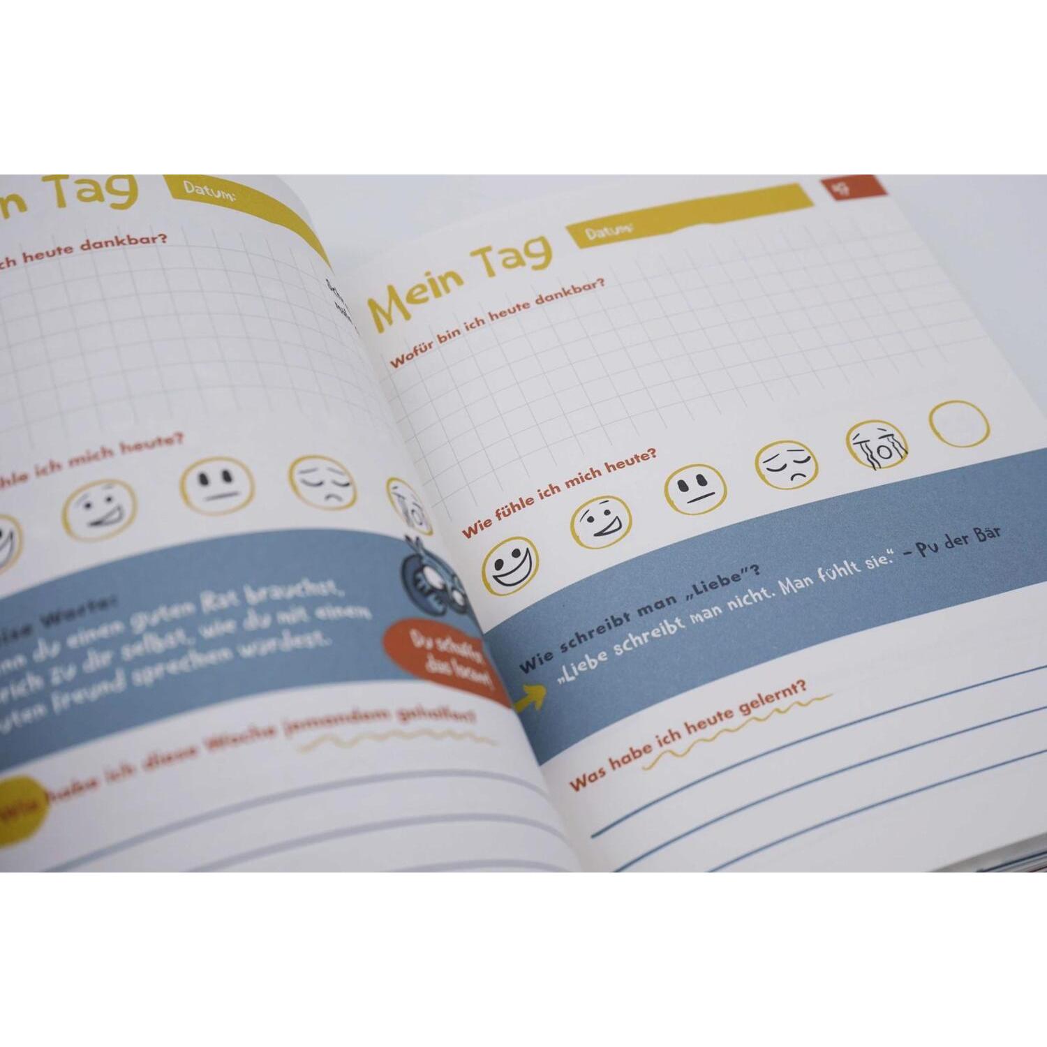 Thumbnail - Das 6-Minuten-Tagebuch für Kinder (koralle), Kinderbücher von Dominik Spenst