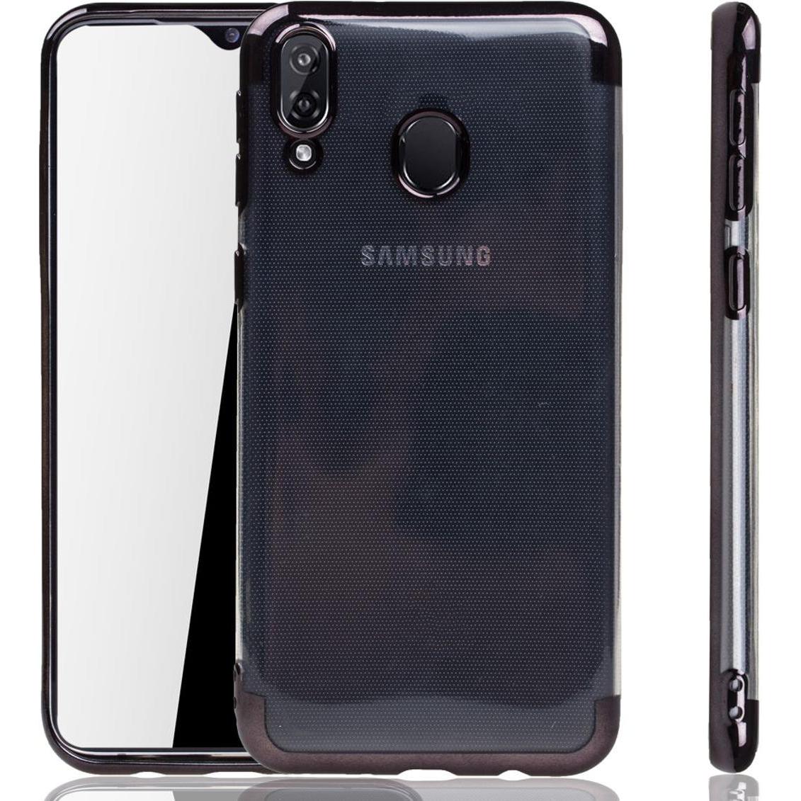 König Design Handyhülle für Samsung Galaxy M20 Case Cover Schutz Tasche Schutzhülle Schwarz (Samsung Galaxy M20), Smartp...