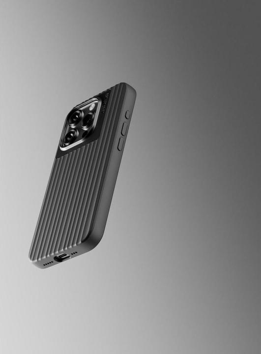 Produktbild Nudient Back Cover Bold Case iPhone 15 Pro Max Charcoal Black (Apple iPhone 15 Pro Max)