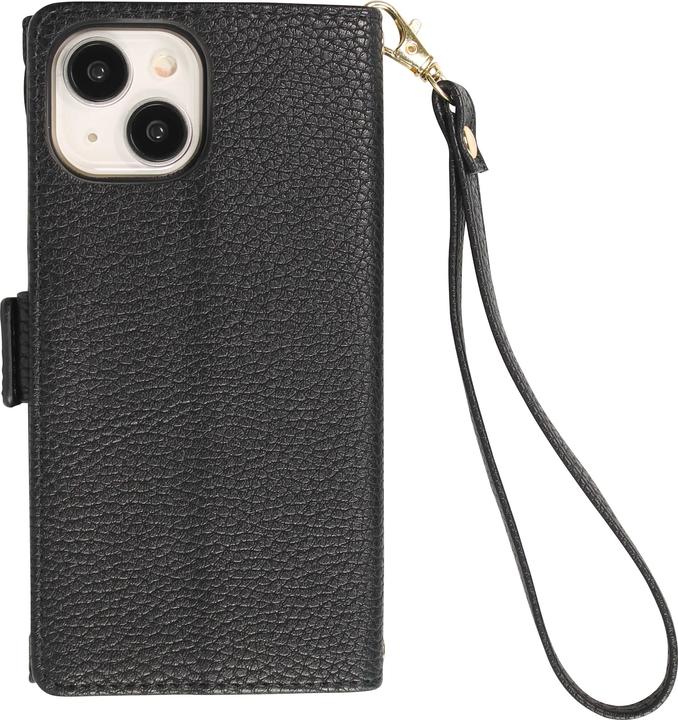 Produktbild PhoneLook Hülle Flip Wallet aus veganem Leder mit Brieftasche und Magnetverschluss (Apple iPhone 15)