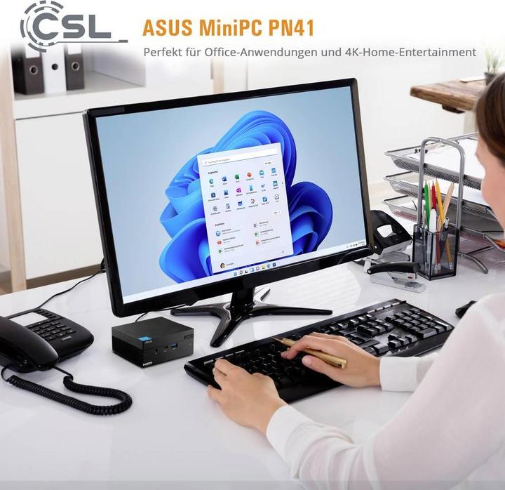 Actual product image ASUS PN41 (Intel Celeron N5100, 16 GB, 1000 GB)