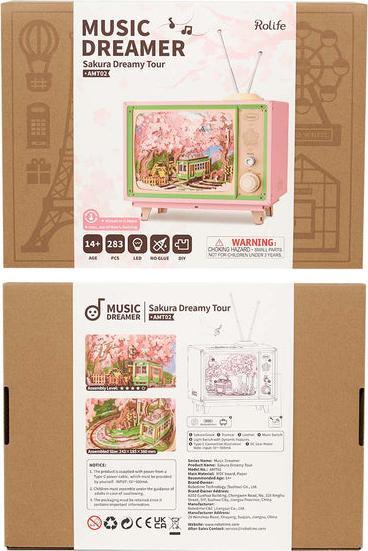 Produktbild Robotime Bausatz Sakura Dreamy Tour