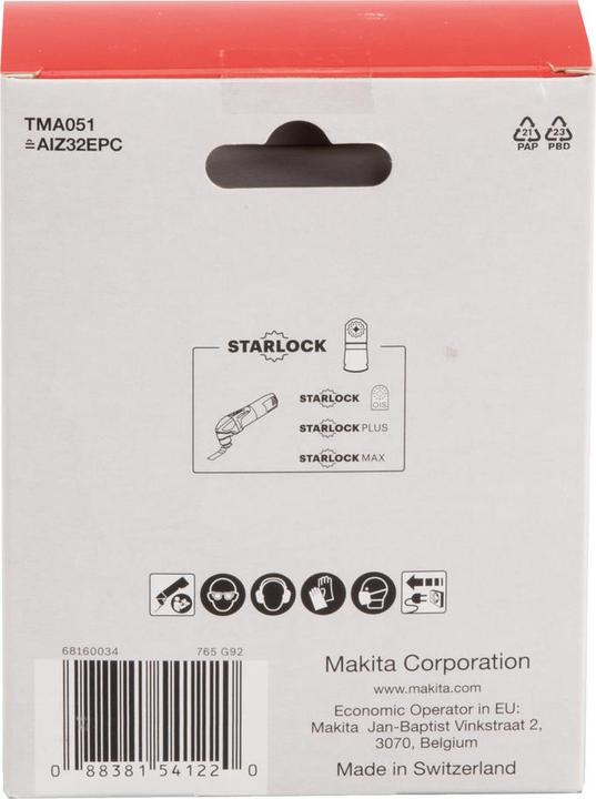 Image du produit Makita Lame de scie plongeante 32mm TMA051 20pcs