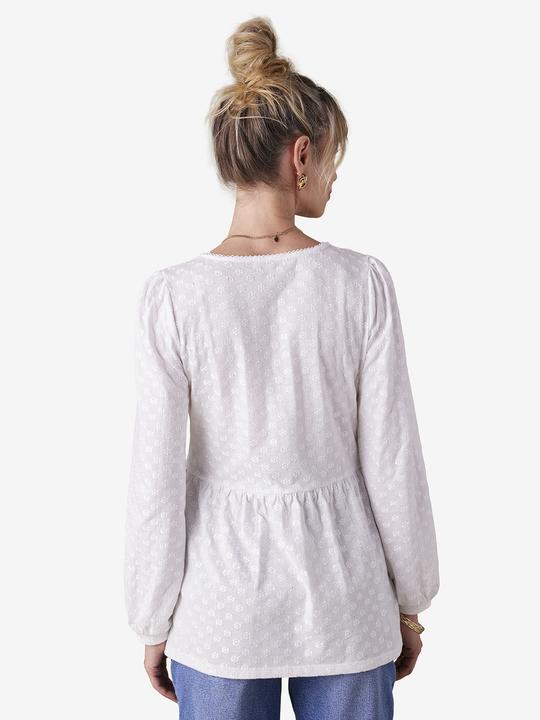 Immagine prodotto Envie de Fraise Besticktes Blusenshirt für Schwangerschaft und Stillzeit (32, 34)