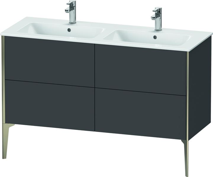 Produktbild Duravit XViu 4485 Waschtischunterbau stehend, 4 Auszüge, für Doppelwaschtisch ME by Starck 233613 (128 x 48 x 59.5 cm)