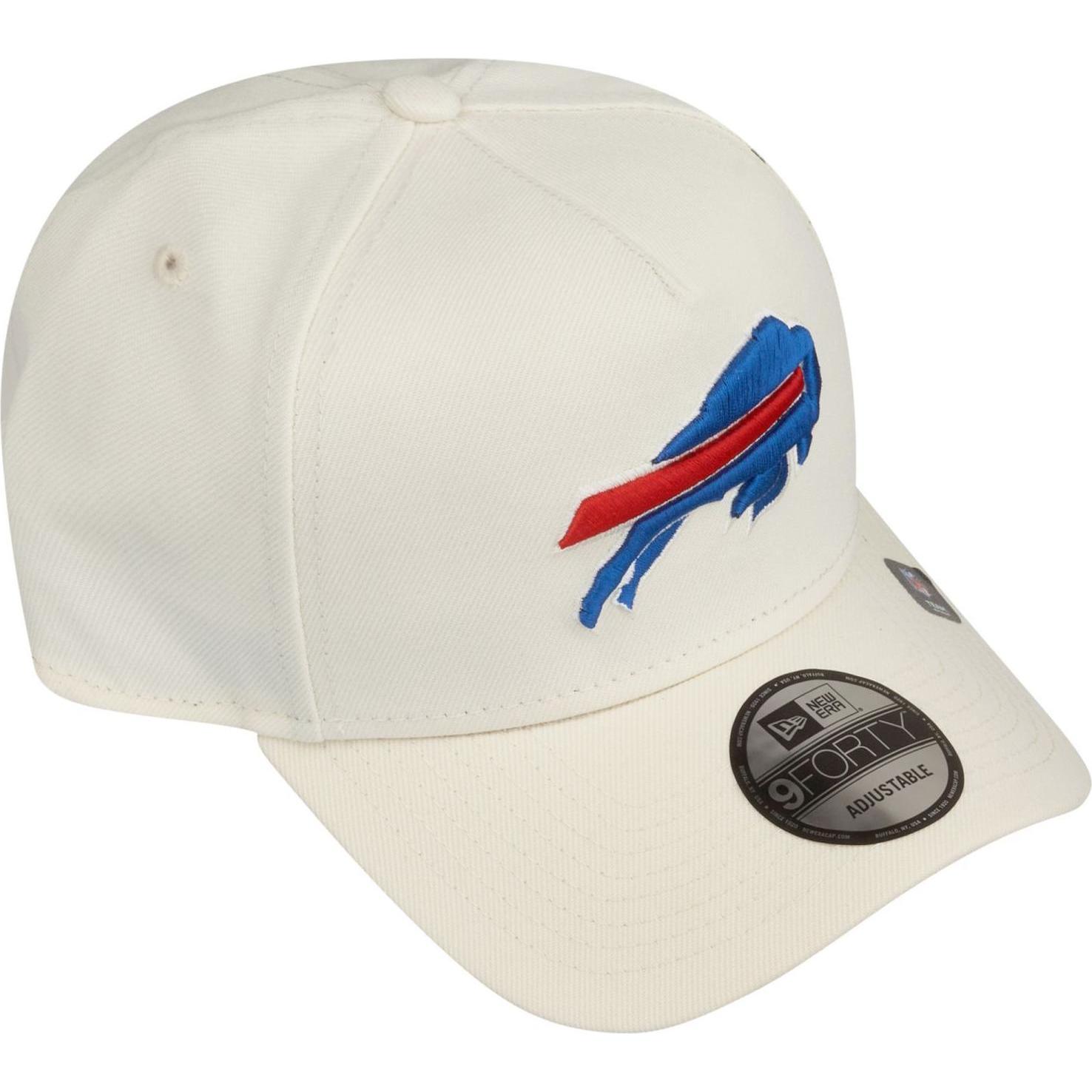 Thumbnail - New Era, Herren, Cap, 9Forty A-Frame Cap - Buffalo Bills chrome white, Beige, (One Size)