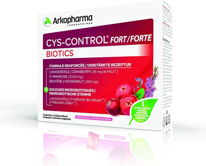 Actual product image Arkopharma Cys-Control Forte (15 Piece, Beutel, 88 g)