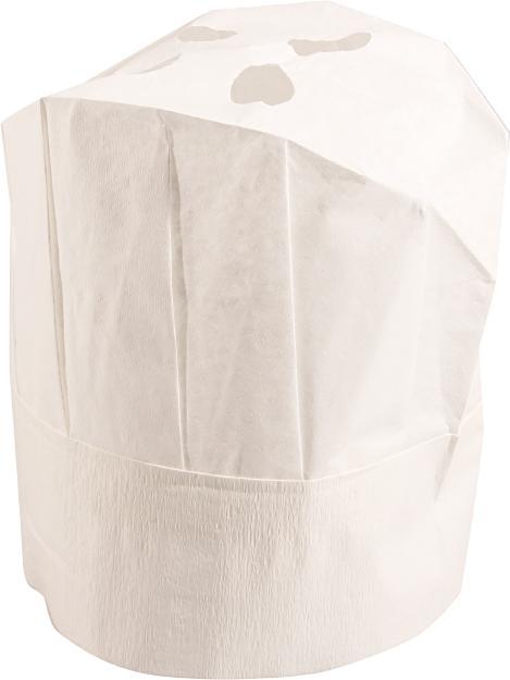 Alustar Cappello da cuoco King bianco