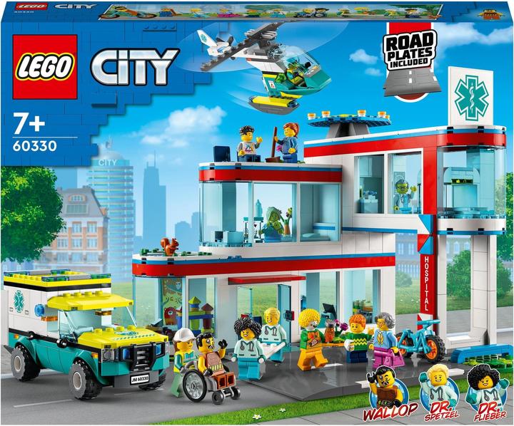 Actual product image LEGO Hospital (60330, LEGO City)