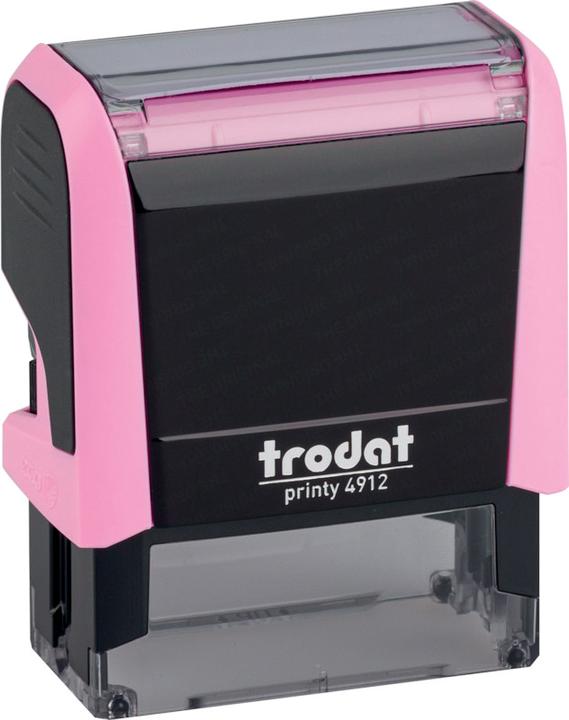 Actual product image Trodat Typomatic Printy 4.0 Pastel Edition, self-inking stamp for self-setting