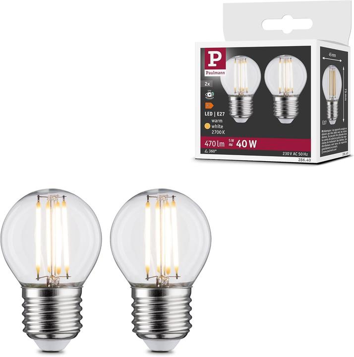 Produktbild Paulmann Tropfen 2er Set (E27, 470 lm, 2x)