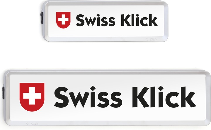 Immagine prodotto Swissklick Porta numero intercambiabile (Anteriore + posteriore, Formato lungo)