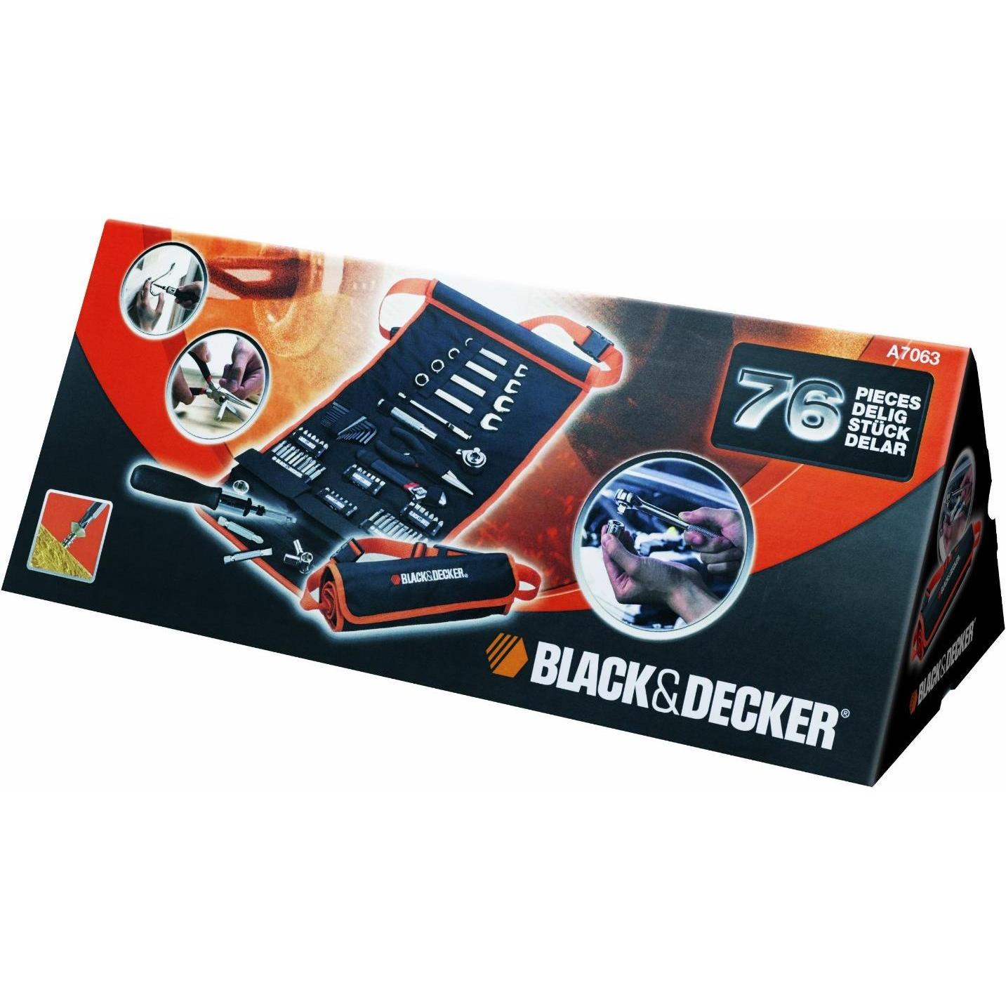 Thumbnail - Black & Decker, Werkzeugkoffer, AutowerkzeugZubehör (76 Teile)