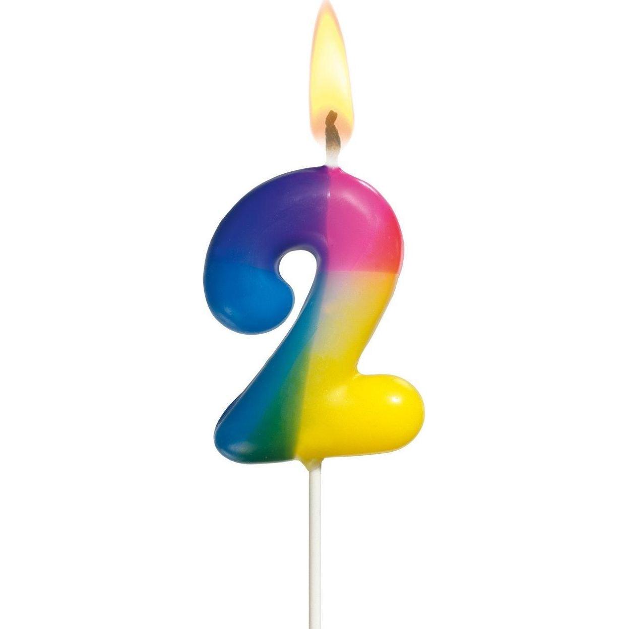 Susy Card, Kerzen, SUSYCARD Kerze '2' (1 Stk.)