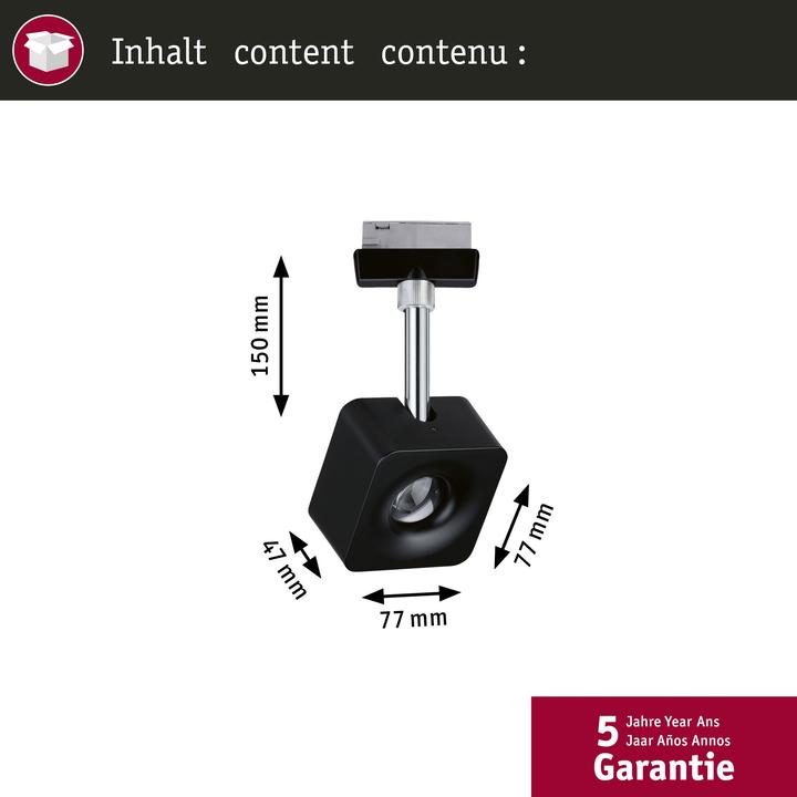 Actual product image Paulmann URail Spot Cube (770 lm)