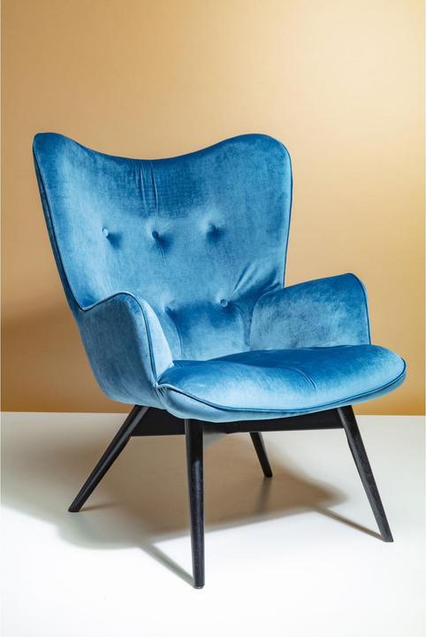 Image du produit Kare Design Fauteuil Vicky Velvet Petrol