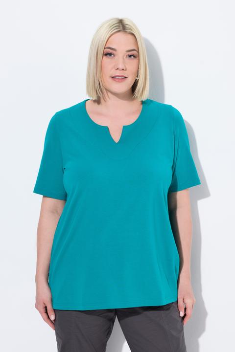 Produktbild Ulla Popken T-Shirt, A-Linie, Tunika-Ausschnitt, Halbarm (46, 48)