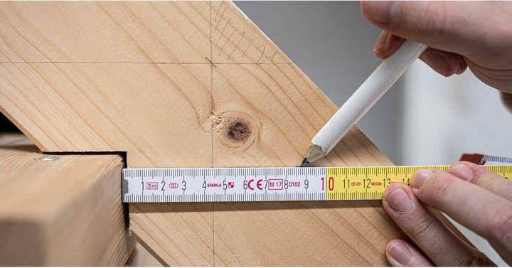 Actual product image Stabila Sectional scale 717, 2m (cm, mm)