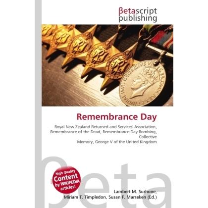 Remembrance Day, Sachbücher