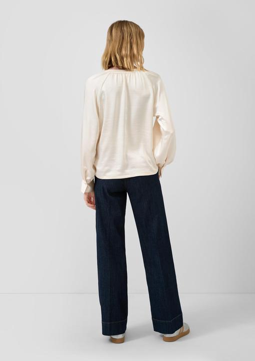 Immagine prodotto s.Oliver Bluse Tunikabluse im aus Satin-Stoff im Relaxed Fit (48)