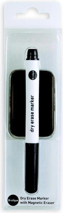 Produktbild Bi-Office Drywide Marker + Magnetic Eraser (Schwarz, 3 mm, 1 x)