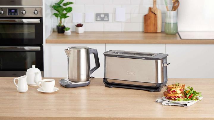 Image du produit Ninja 3-in-1 Multifunctionele Toaster, Grillplaat en Panini Maker - 7 Roosterstanden - RVS - ST202EU