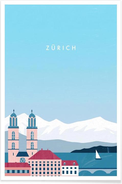 Produktbild Juniqe Zürich (40 x 60 cm)