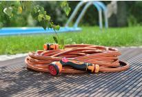 Produktbild Benson Gartenschlauchset 25 m komplett rot Rehau (25 m)