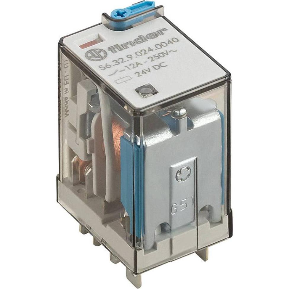 Finder Relais Serie 56 12A 24VDC 2-Wechsler, Relais