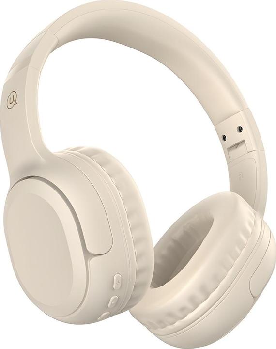Actual product image Usams Słuchawki Bluetooth 5.3 nauszne Yun Series beżowy/beige TDLYEJYX02 (USAMS-YG23) (ANC, 40 h, Wireless)
