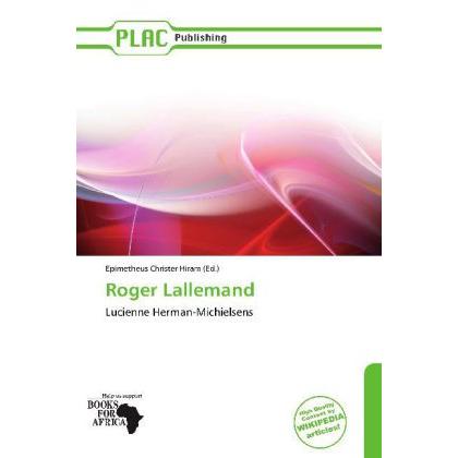 Roger Lallemand, Fachbücher