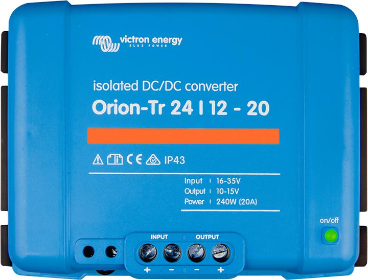 Actual product image Victron Energy Orion-Tr 12/24-15 360W DC-DC Voltage Converter isolated