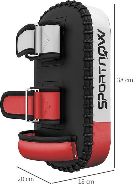 Actual product image Swisshandel24 Kickboxing kick pads for Muay Thai boxing pads Trainer pads Punch pads for coaching, tr (38 cm, 0.40 kg)