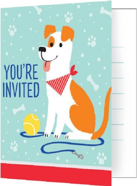 Produktbild Creative Party Einladungen zum Geburtstag Hunde
