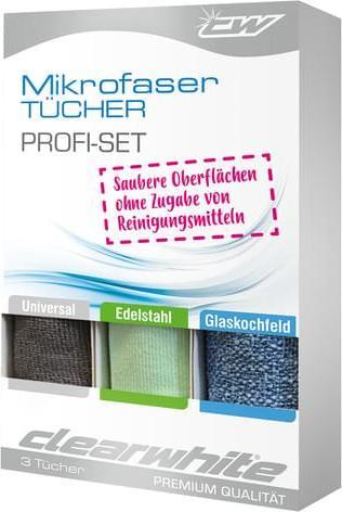 Actual product image ClearWhite Microfibre cloths (3 pcs.)