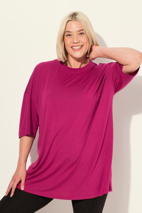 Produktbild Ulla Popken Longshirt, antibakteriell, Oversized, Rundhals, Halbarm (42, 44)