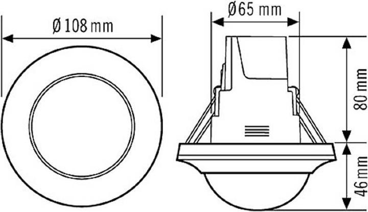 Actual product image Esylux ETSE presence detector (4 m)
