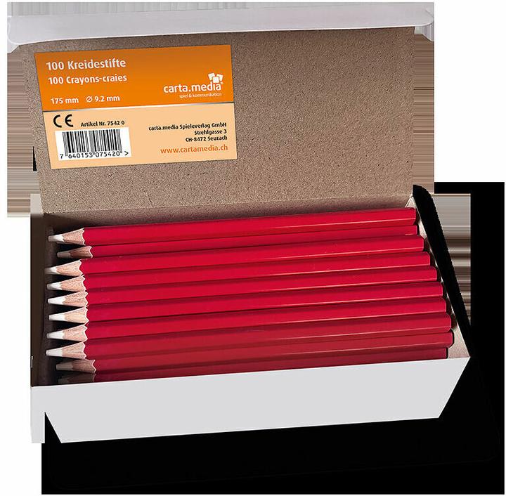 Produktbild 100 Jass Kreidestifte gross (100x)