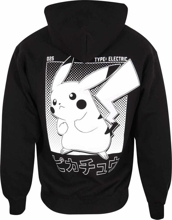 Immagine prodotto Pokémon Felpa con Cappuccio Pikachu Mezzo Tono Adulto Unisex (L)