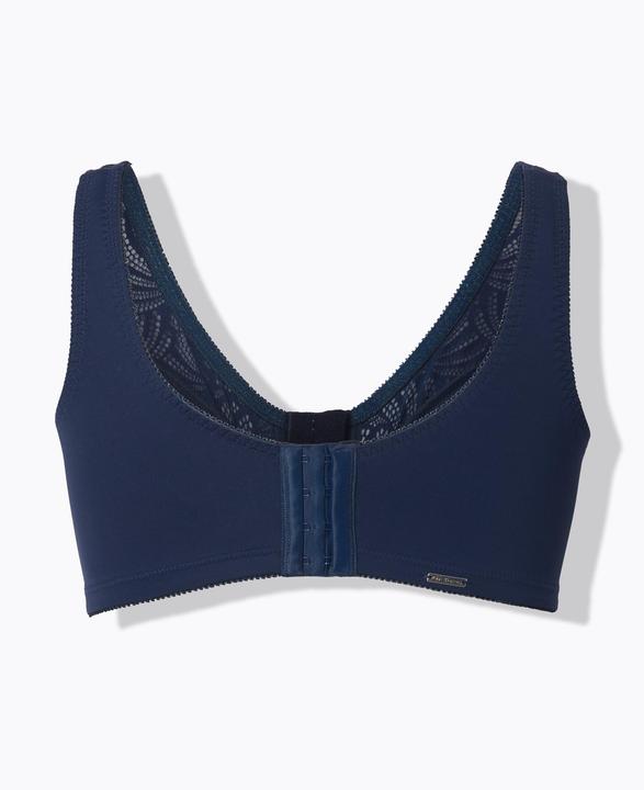 Actual product image Ulla Popken Lace Panel Underwire-Free Relief Bra (85 E)